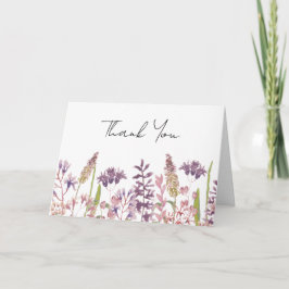 Wildblomsymathy Funeral Tack Kort