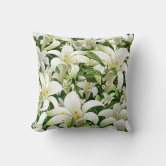 Wildblomtulips: Watercolor Stil Mönster Kudde