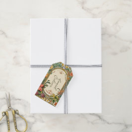 WildblomVictorian Ornate Gräns Bröllop Presentetikett