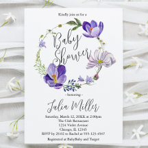WildblomViolet Baby Shower
