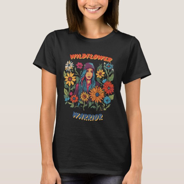 WildblomWarrior T Shirt (Framsida)
