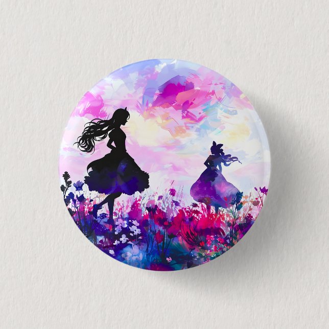 WildblomWonderland Watercolor Knapp (Framsida)