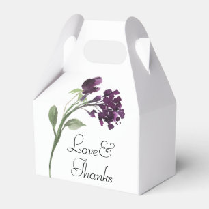 Wildbloom Djup Lila Bohemian Flowers Tack Presentaskar