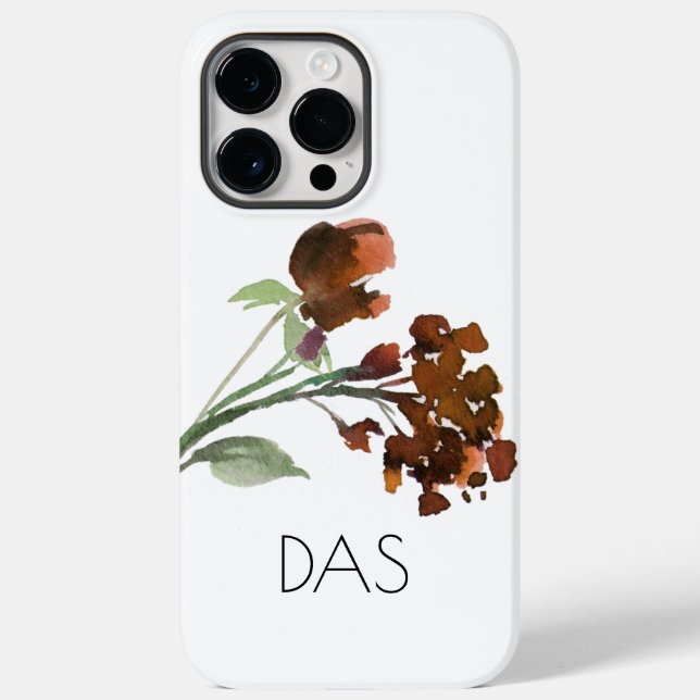 Wildbloom | Terracotta Orange Bohemian Anpassnings (Baksida)