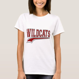 Wildcat Mascot (Deep Red) Shirt T-shirt