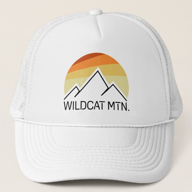 Wildcat Mountain New Hampshire Retro Keps (Framsida)