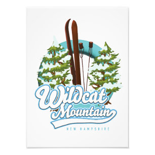 Wildcat Mountain New Hampshire Ski poster