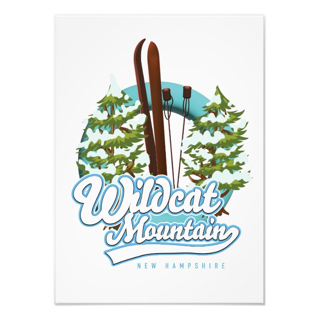 Wildcat Mountain New Hampshire Ski poster (Framsidan)