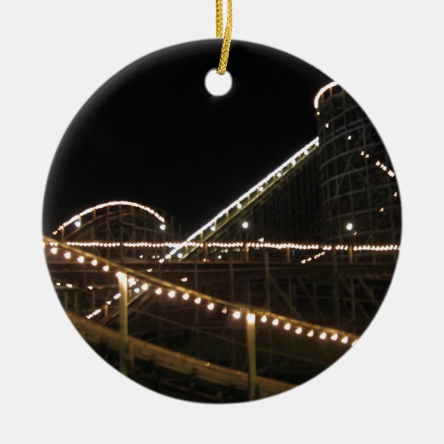 Wildcat Roller Underlägg Hersheypark Julgransprydnad Keramik (Framsidan)