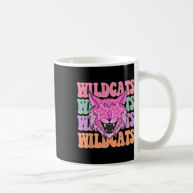 Wildcat School Mascot Kaffemugg (Höger)
