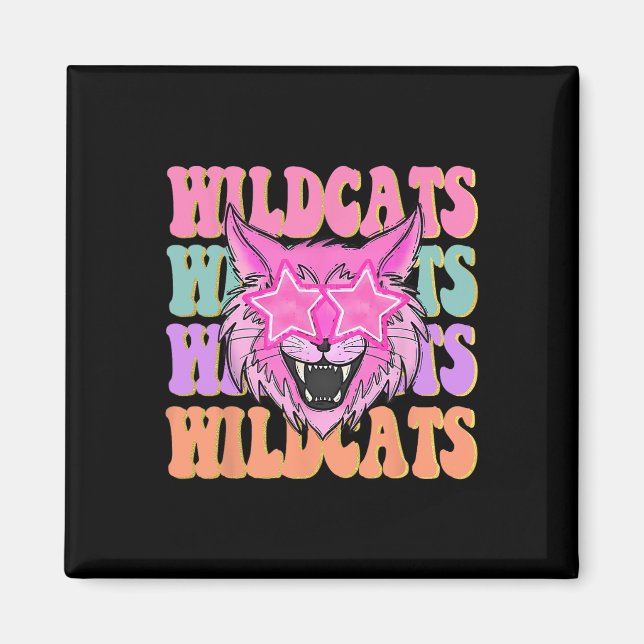 Wildcat School Mascot Magnet (Framsidan)
