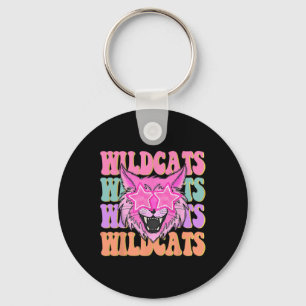 Wildcat School Mascot Nyckelring