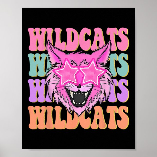 Wildcat School Mascot Poster (Framsidan)