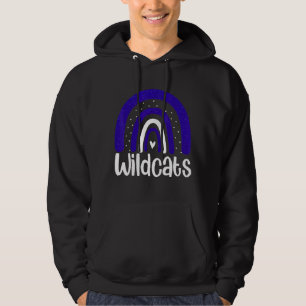 Wildcat School Sportfantast Team Spirit Rainbow Hoodie