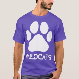 Wildcat Tass Distress Grunge Wildcat Pride T Shirt