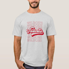 Wildcat Team Namn Tshirt T Shirt