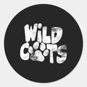 Wildcats fotbollsskola sportfan teamanda runt klistermärke
