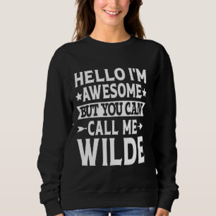 Wilde Surname Ring mig Wilde Family Team Efternamn T Shirt