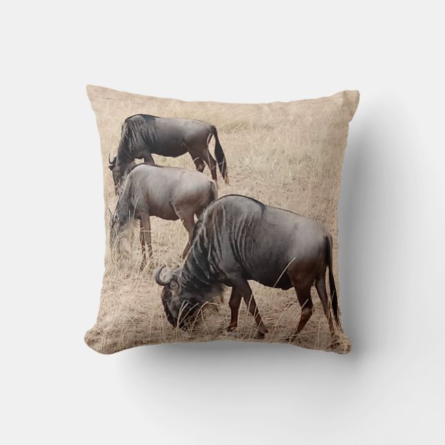 Wildebeest dekorativ kudde (Framsida)