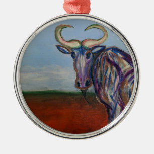 Wildebeest Julgransprydnad Metall