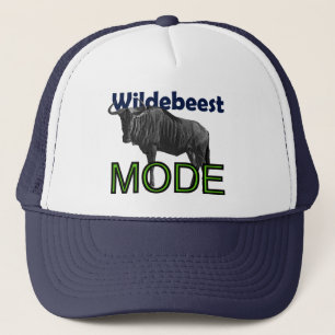 Wildebeestfunktionslägetruckerkeps Truckerkeps