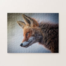 Wilderness Artic Fox Jigszle Puzzle