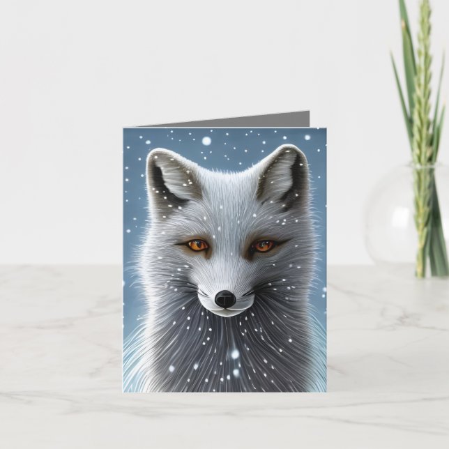 Wilderness Artic Fox Kort (Framsida)