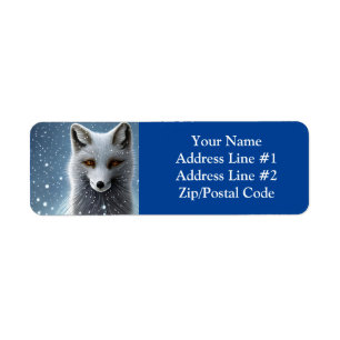 Wilderness Artic Fox Returadress Etikett