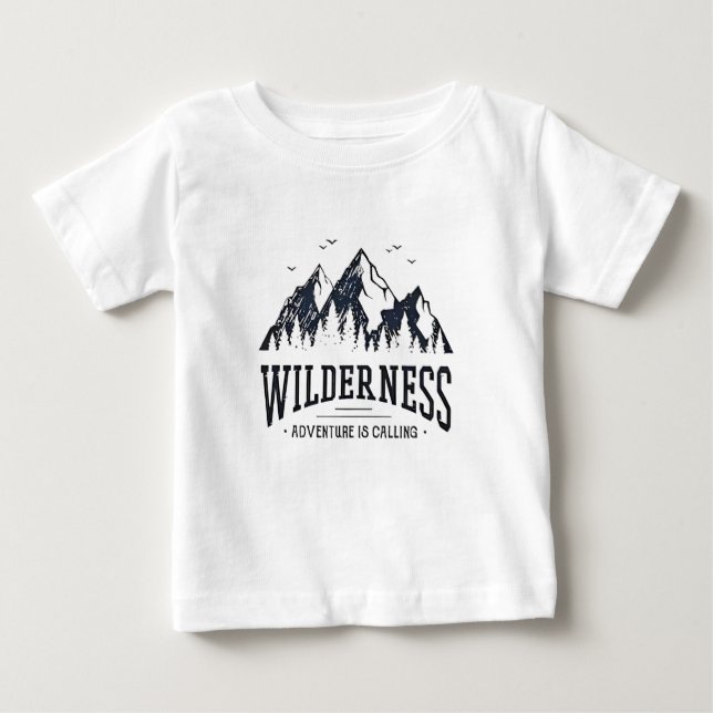 Wilderness Äventyr ringer T Shirt (Framsida)