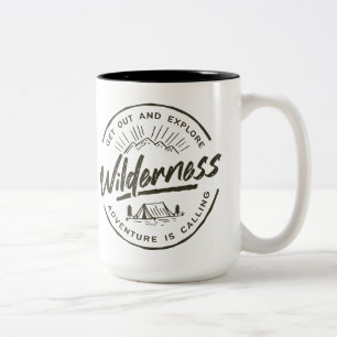 Wilderness Äventyr ringer Två-Tonad Mugg
