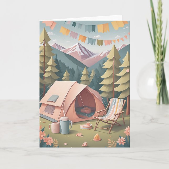 Wilderness Birthday Adventure Kort (Framsida)