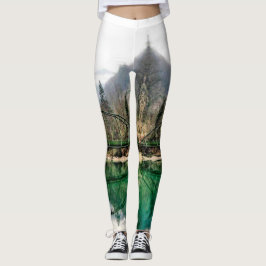 Wilderness Bridge Scene utomhus Leggings