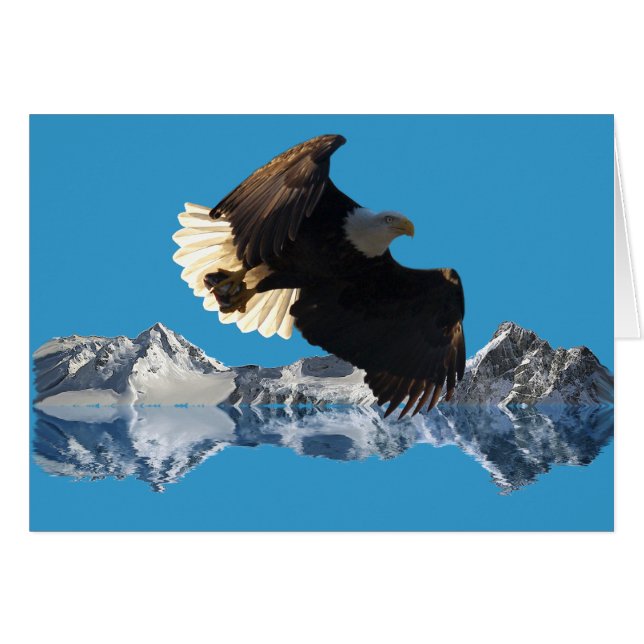 WILDERNESS EGLE Collection Hälsningskort (Framsidan Horizontal)
