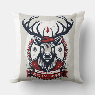 Wilderness Emblem Hjort jul Pillow Kudde