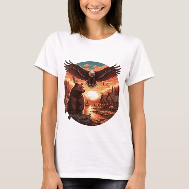 Wilderness Freedom T Shirt (Framsida)