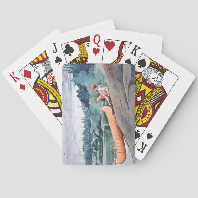 Wilderness Guide (av Winslow Homer) Casinokort (Baksidan)