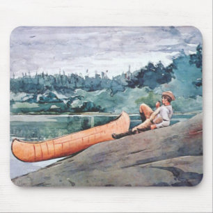Wilderness Guide (av Winslow Homer) Musmatta