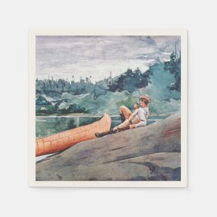 Wilderness Guide (av Winslow Homer) Pappersservett