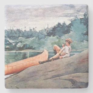 Wilderness Guide (av Winslow Homer) Stenunderlägg