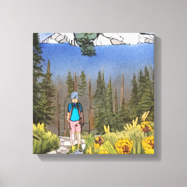 Wilderness Hike Canvastryck