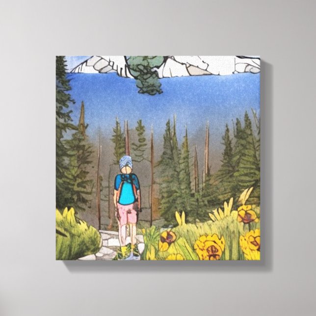 Wilderness Hike Canvastryck (Framsida)