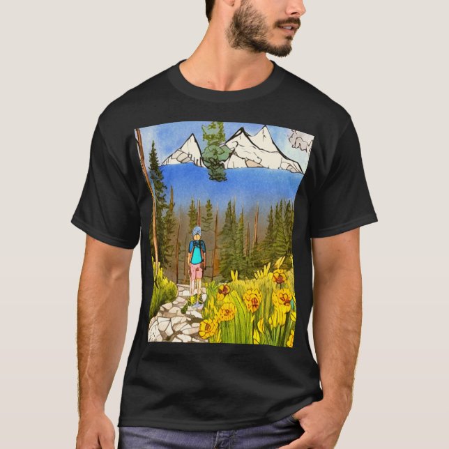 Wilderness Hike T Shirt (Framsida)