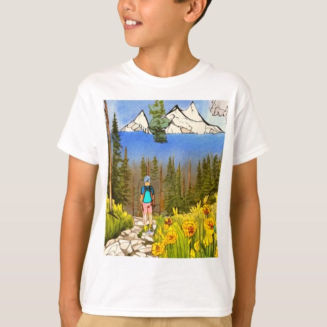 Wilderness Hike T Shirt (Framsida)
