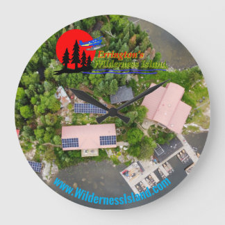 Wilderness Island Clock Stor Klocka