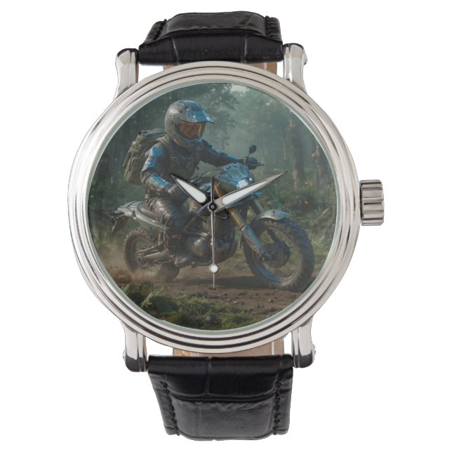 Wilderness Motocross - Dirtcycle Racer II Armbandsur (Framsida)