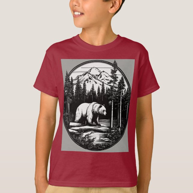 Wilderness Pines Logo T Shirt (Framsida)