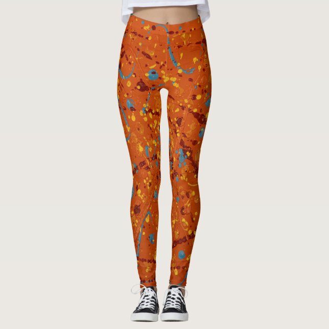 "Wilderness"-Roligt Leggings (Framsida)