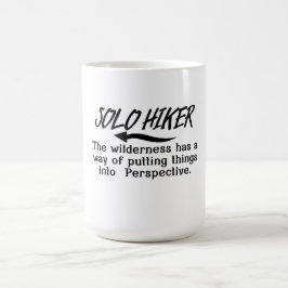 Wilderness sätter sak i ett perspektiv. kaffemugg