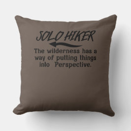 Wilderness sätter sak i ett perspektiv. kudde