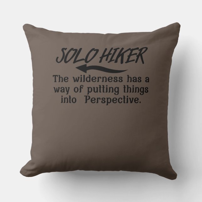 Wilderness sätter sak i ett perspektiv. kudde (Framsida)